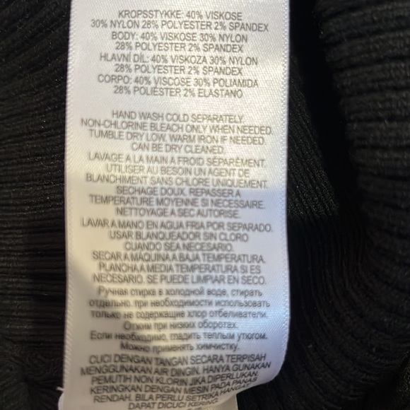 Herve by Herve Leger Logo-Strap Keyhole Ribbed Mini Bodycon Dress - Picture 12 of 12